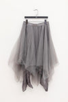 Marc Le Bihan 2590 series three-layer silk skirt collection French handmade MLB-2590-TOURTERELLE Grey TOURTERELLE